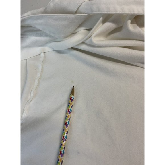 UNDER THE CANOPY Organic Cotton Womens Robe S/M White Long Sleeve Belt - Picture 2 of 9